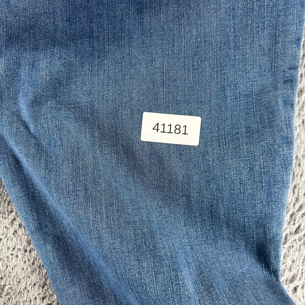Signature by Levi Strauss Jeans Womens 20 Blue Denim Straight Slim Fit Mid-Rise - Picture 12 of 12